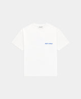 Blue Overlay Shirt White