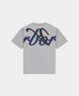 Blue Twisted Shirt Grey