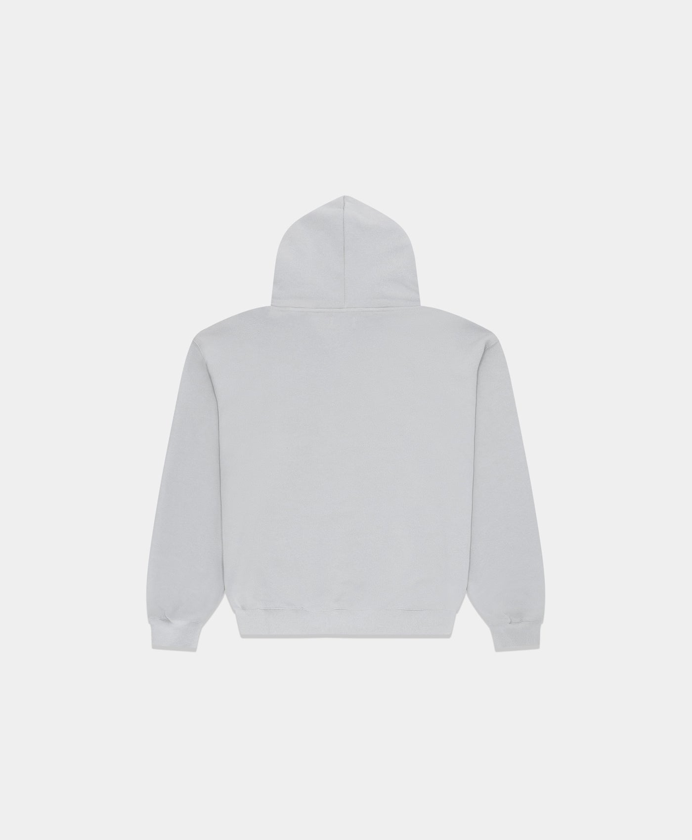 Distressed Logo Hoodie Grey