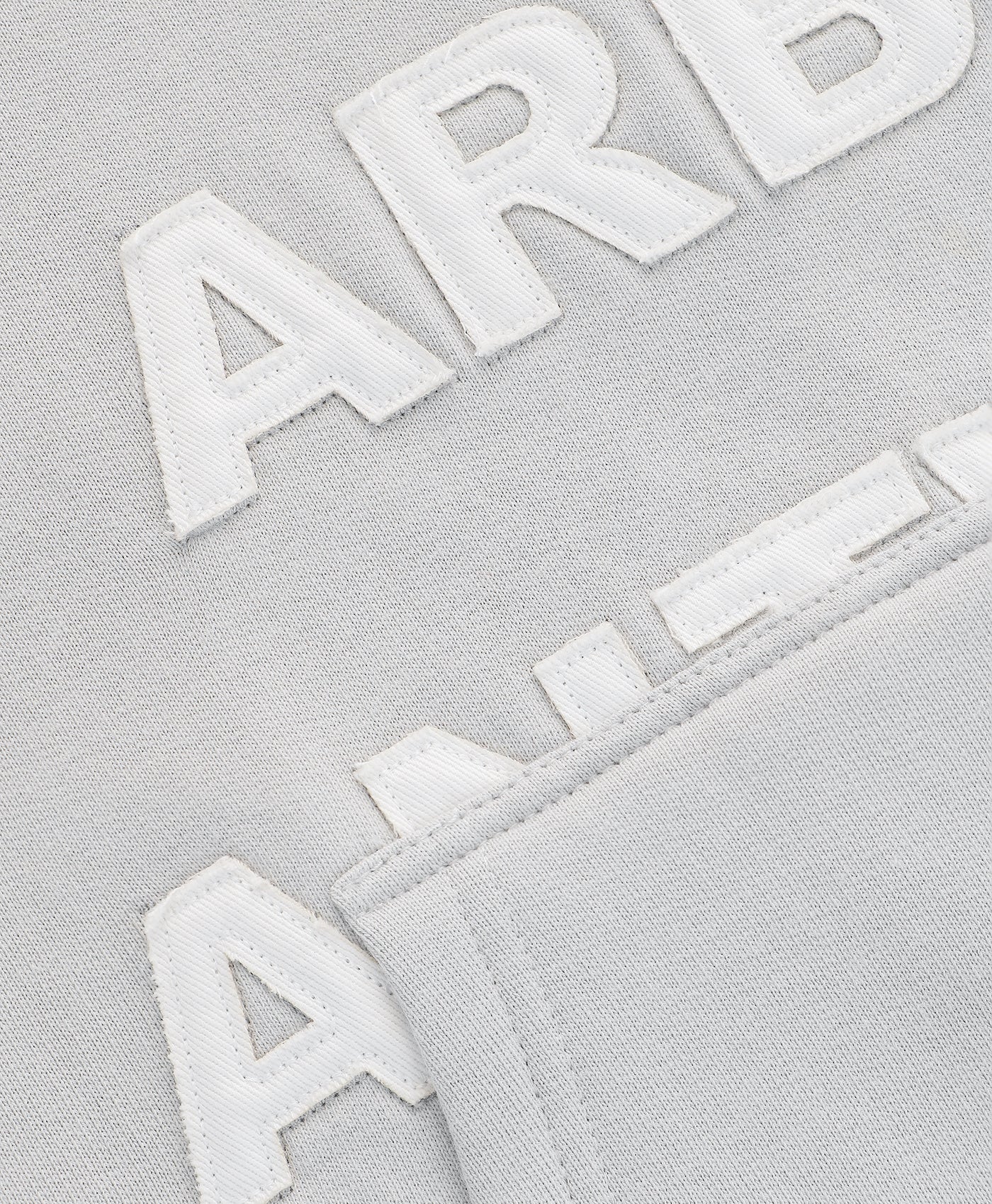 Distressed Logo Hoodie Grey