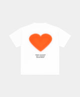Orange Faded Heart Shirt