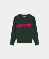 Pink Typo Knit Green