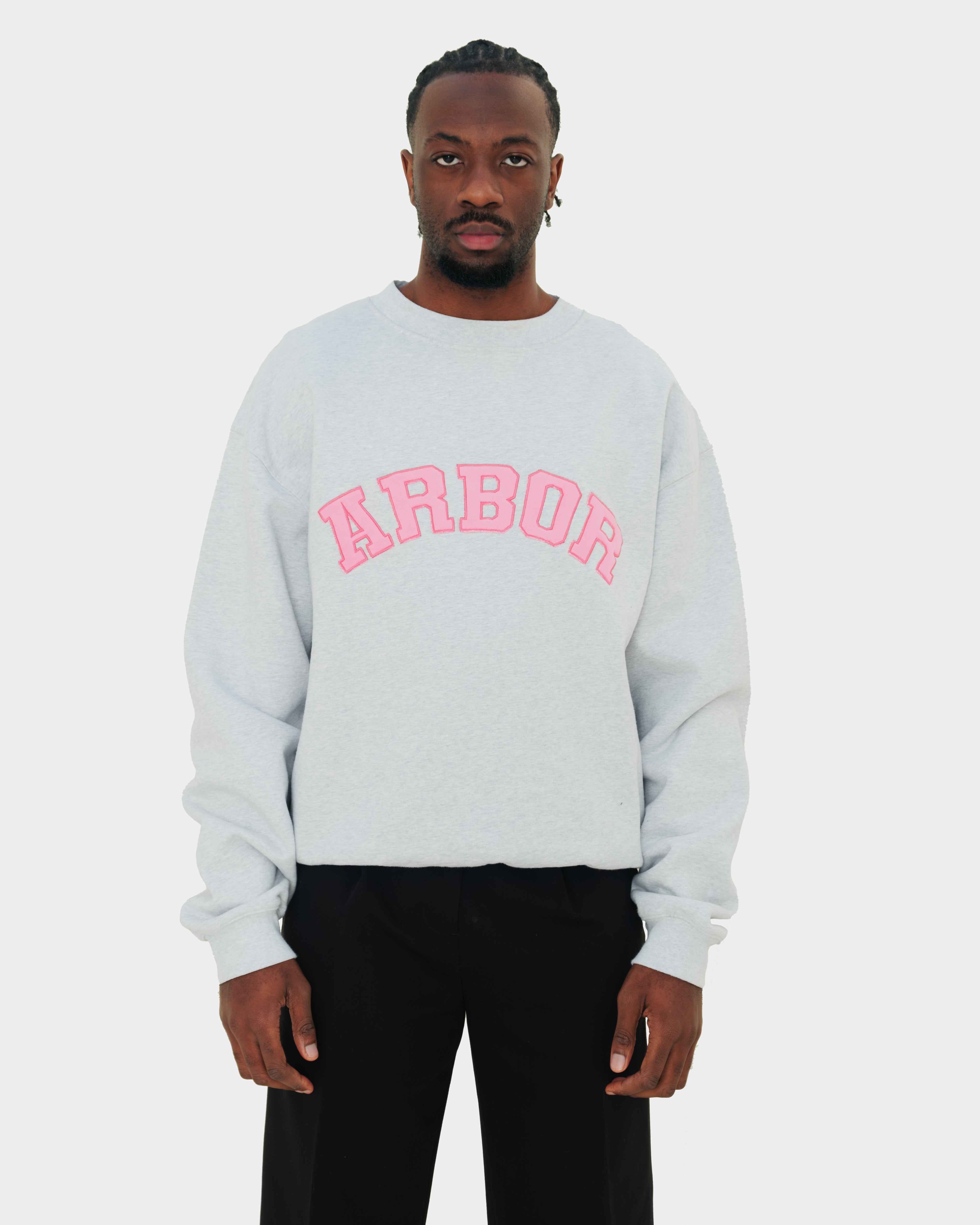 Pink Arbor Crewneck Grey