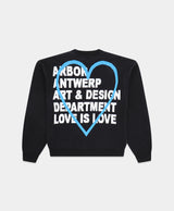 Blue Love Knit Black