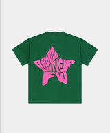 Pink Star Shirt Green